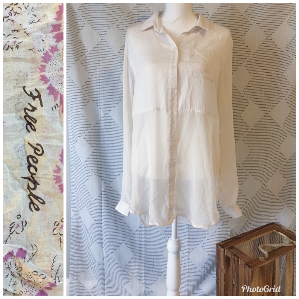 SOLDFree People Sheer Blouse